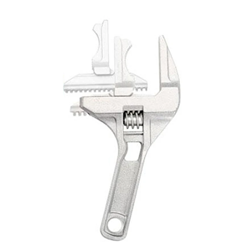 

Multi-Function Plumber Wrench Repair Tool Adjustable Wrench Short Shank Large Opening Bathroom Spanner Wrench ANDF889