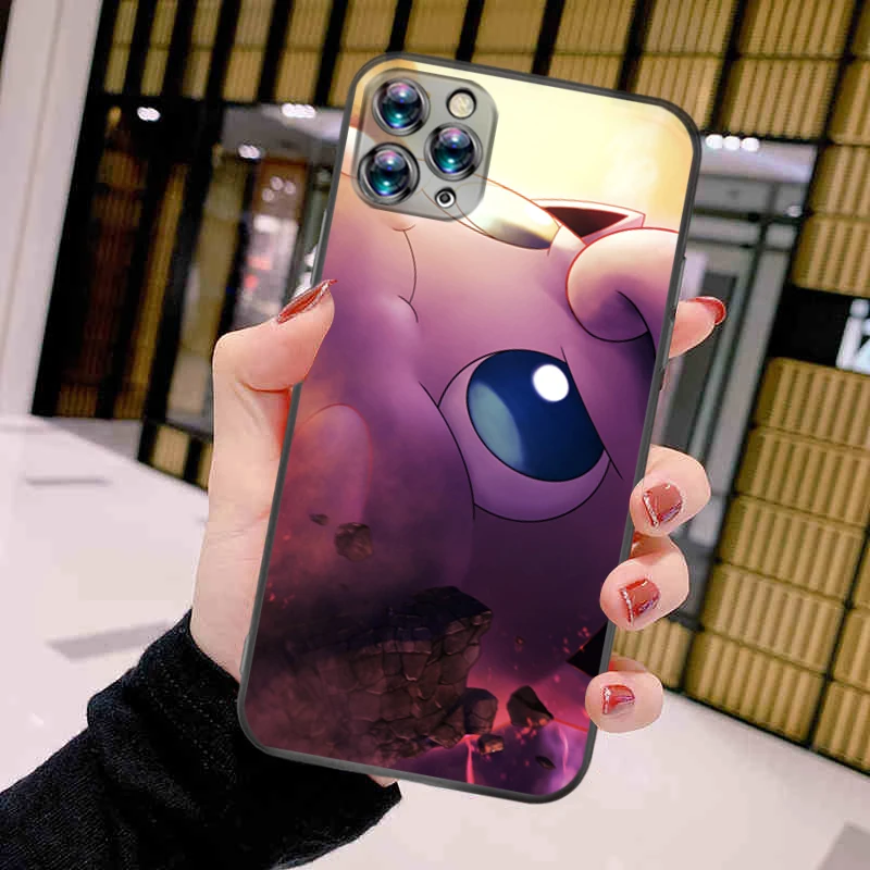 

PokemonLY'S Pikachued Anime Carton Phone Case For iPhone 11 Pro MAX Mobile Soft Coque Ultra Thin Casings Mobilephone Best