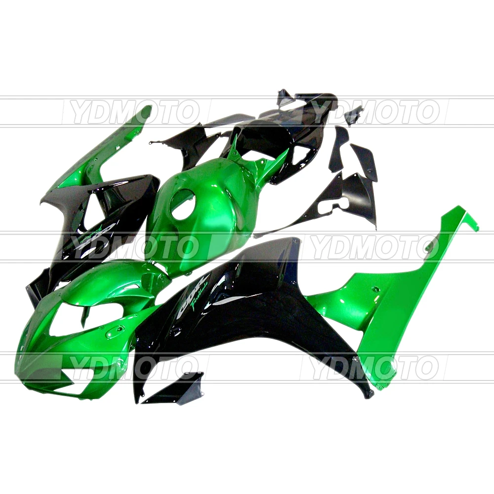 

New Motorcycle Fairing Kit Injection Mold ABS Fairings For Honda CBR1000 RR 2006 2007 CBR1000RR 06 07 Green and Black