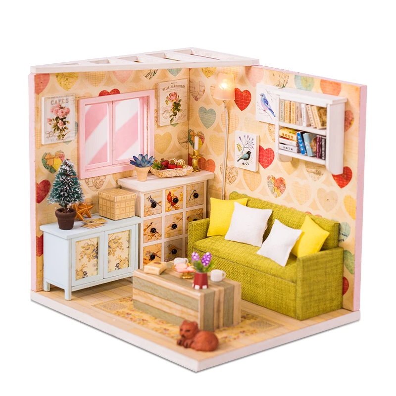 

Романтические миниатюры, кукольный дом, детская мебель ручной работы, миниатюры, кукольный домик, игрушки, сборные квартиры, кукольные доми...