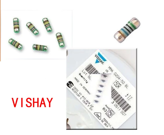 100 шт. Vishay MMA0204 цилиндр сопротивления накладок пластин 1206 объем 1% 50PPM Полная серия