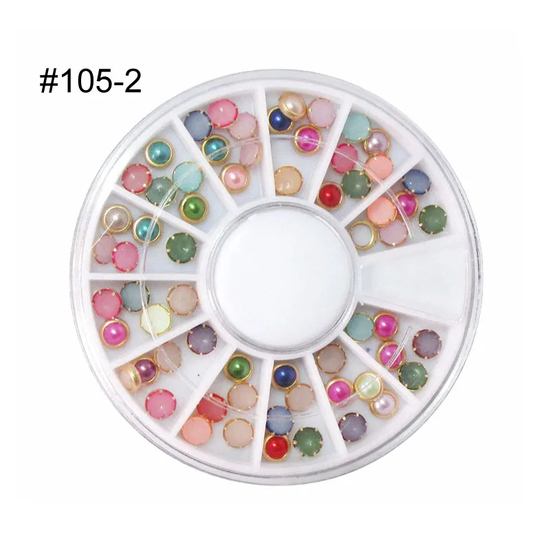 Bittb 1 шт. разразы ногтей драгоценные камни бисер шпильки жемчуг очаровательные