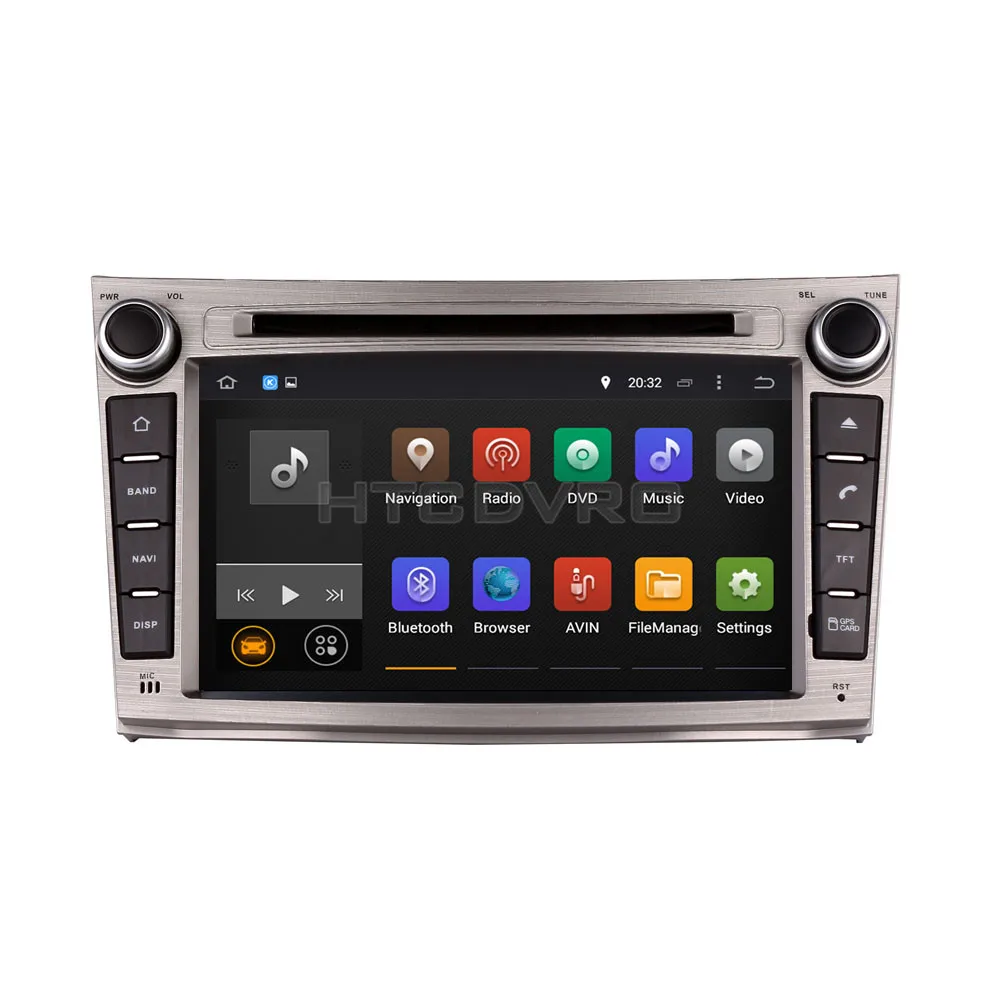 Автомагнитола YMODVHT 7 дюймов 4G 8 ядер Android 9 0 1 DVD GPS для Subaru Outback/Legacy Auto RDS радио аудио