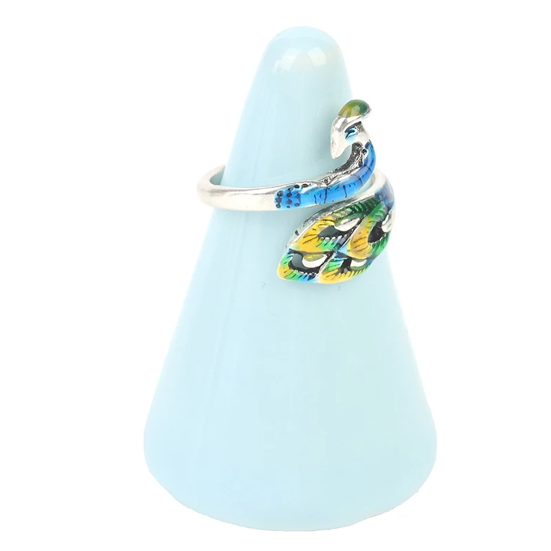 

1Pc Fashion Jewelry Decoration Display Stand Tray Ceramic Jewelry Storage Finger Cone Ring Storage Holder Cheap Wholesale