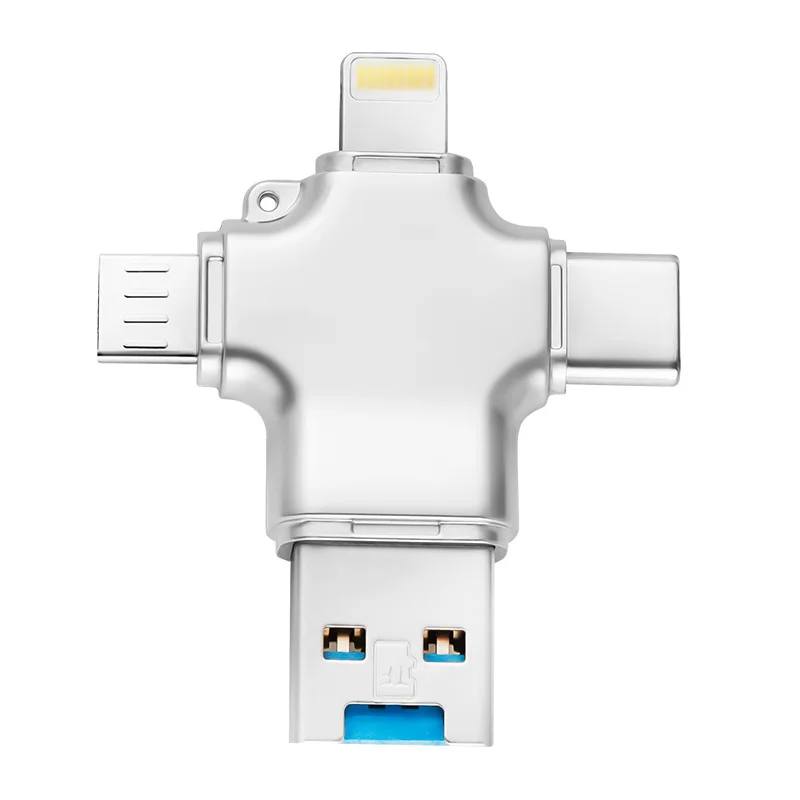 4 в 1 картридер card reader кардридер type C micro USB 3 0 кард-ридер TF sd карта для iPhone XS MAX XR 8 plus 7