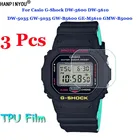 Гидрогелевая пленка для Casio G-Shock DW-5600 5610 5035 GW-5035 B5600 M5610 GMW-B5000, Прозрачная мягкая защитная пленка из ТПУ (не стекло), 3 шт.