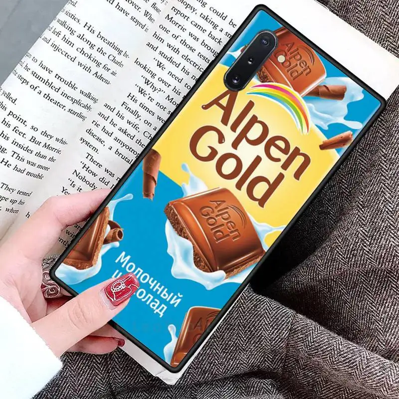 

Funny Chocolate Russian Phone Case For Samsung Galaxy S8 S9 S10 Plus S10E Note 3 4 5 6 7 8 9 10 Pro Lite cover