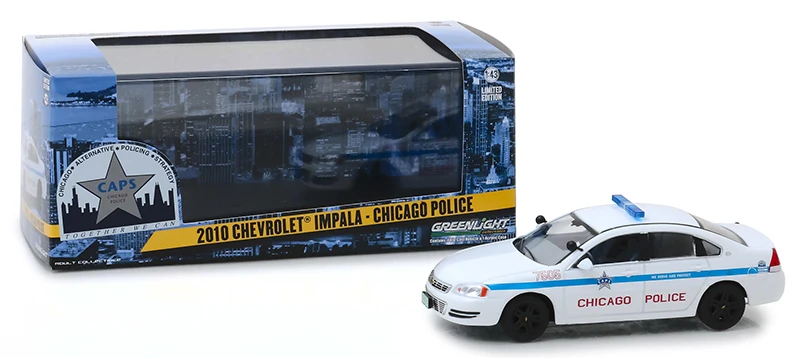 Автомобиль GreenLight 1:43 2010 Chevro let Impala из сплава игрушки для детей модель в