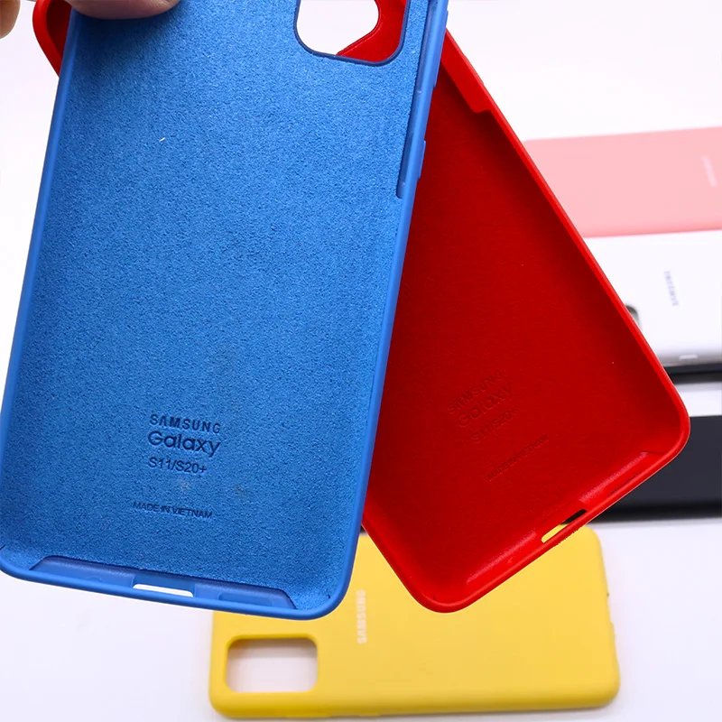 Для оригинального Samsung Galaxy S20Ultra S20plus S11e шелковистый силиконовый чехол высокого