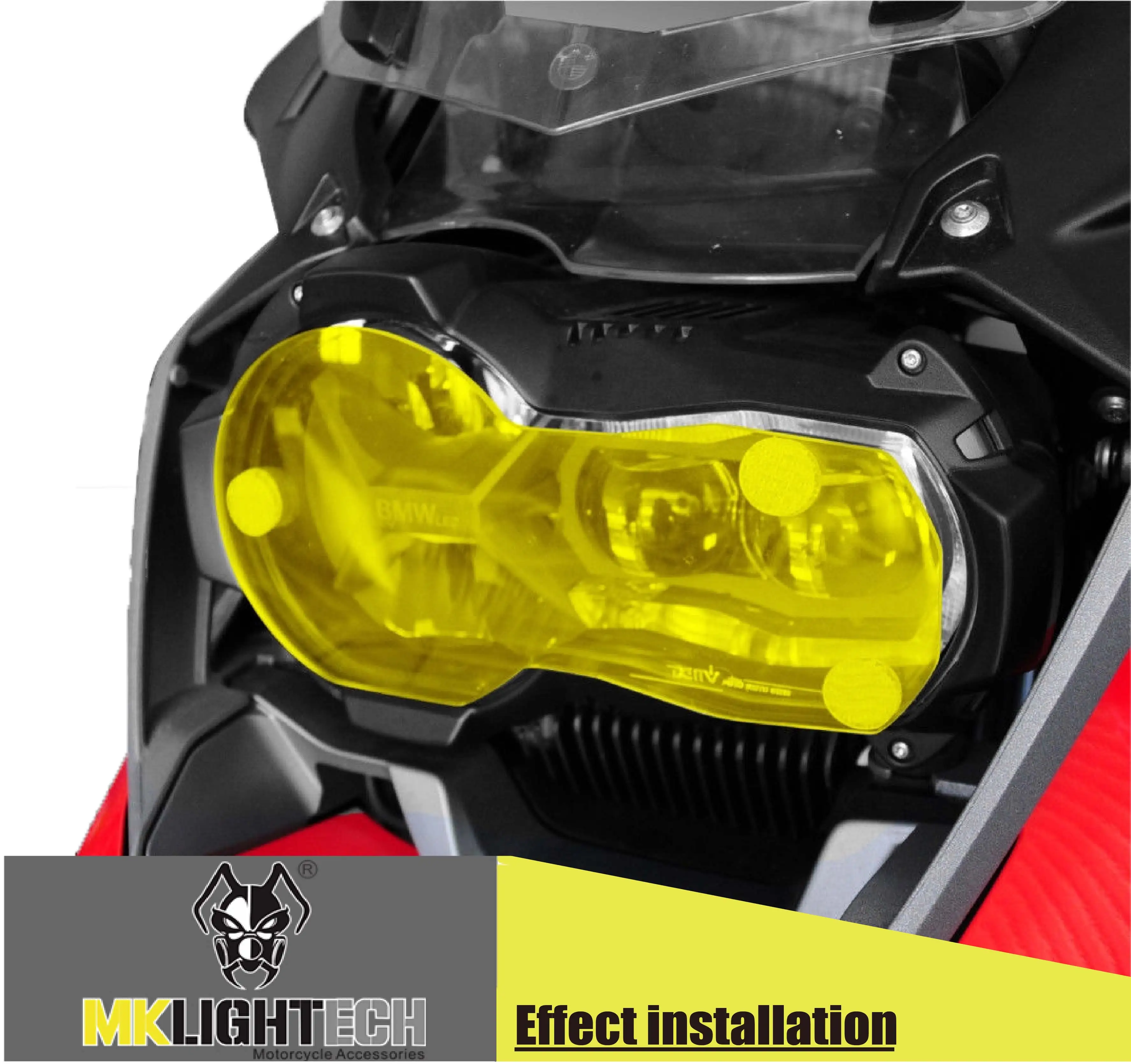 

MKL IGHTECH FOR BMW R1200GS 2013-2019 Headlight Protection Sheet Car Light Protection Cover Headlight Eye Protection