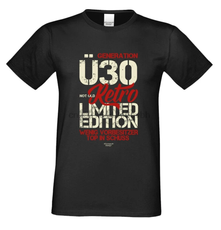 

Generation u30 Herren Fun Spruche T-Shirt Geschenkidee Farbe schwarz