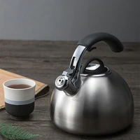 whistling kettle large teapot boil water 2 5l 304 stainless steel teakettle food grade household gas stove induction cooker