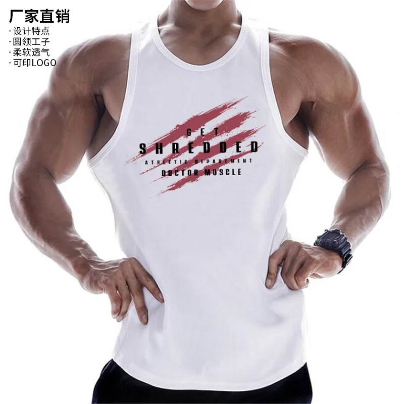 Модный корейский Повседневный Спортивный жилет Muscle Doctor без рукавов мужской для