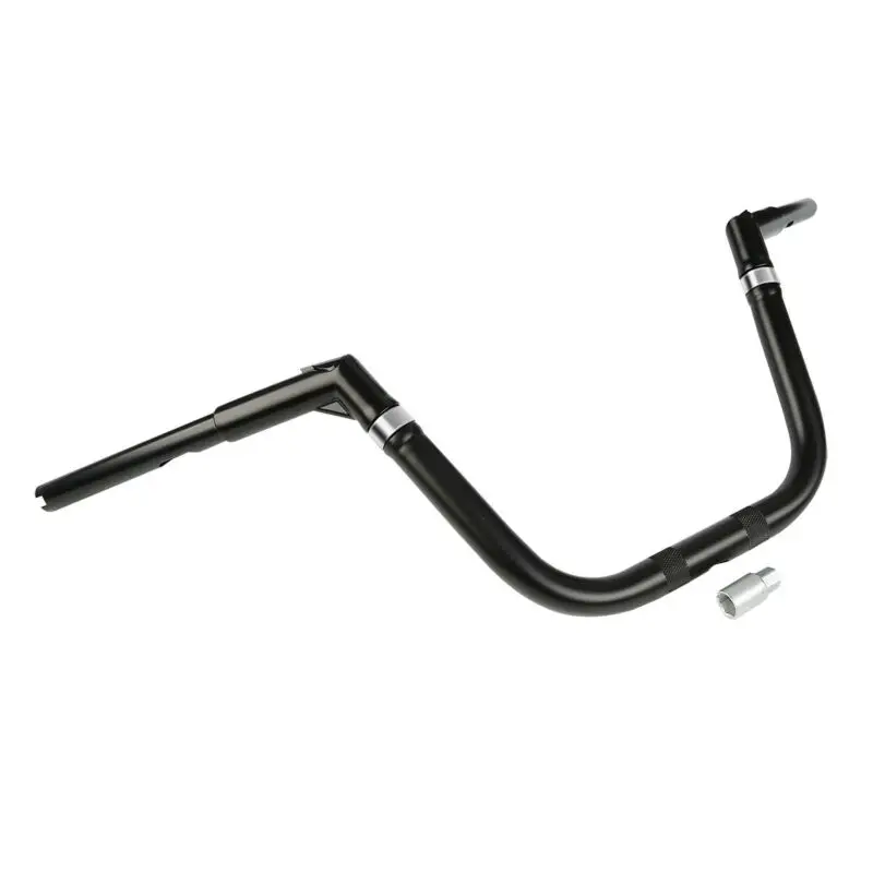 Черный 10 &quotRise 1-1/4" Руль для Harley FLSTC FLSTF FLSTFB FXST FXSTD 2000-17 Heritage Softail Fat Boy Night Train Switchback |