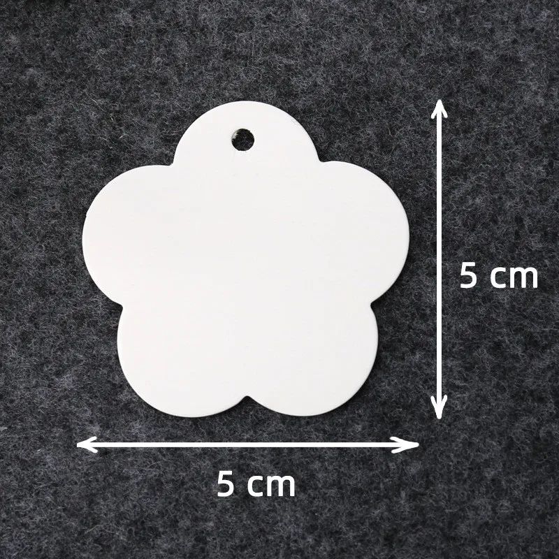 

Белые бумажные этикетки для одежды 50 шт.