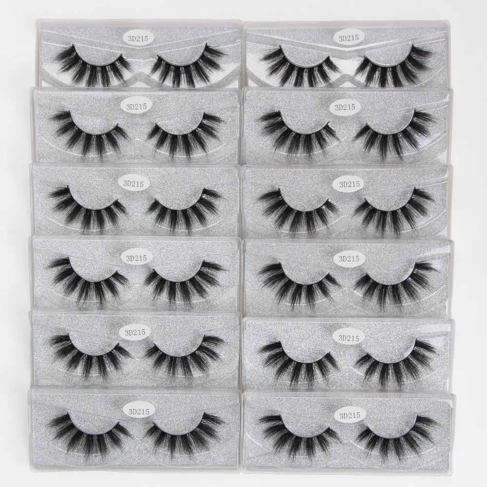

MAGEFY 12 Pairs 3D Mink Eyelashes Natural Long Winged Dramatic Eye Lashes Thick Mink False Eye Lashes Fluffy Lashes Beauty Tool
