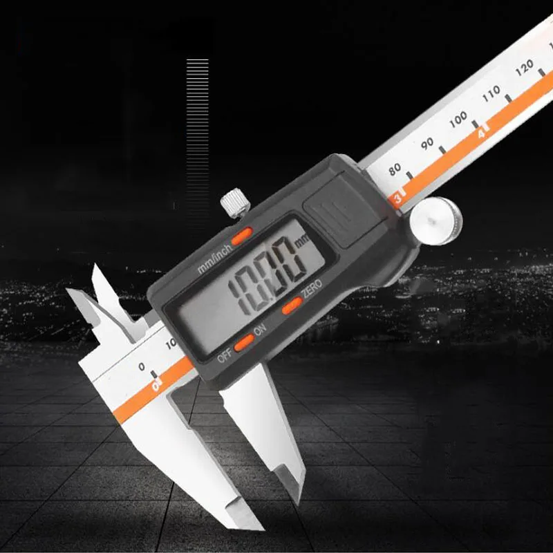 Цифровой ЖК дисплей из нержавеющей стали штангенциркуль 150 мм электронный