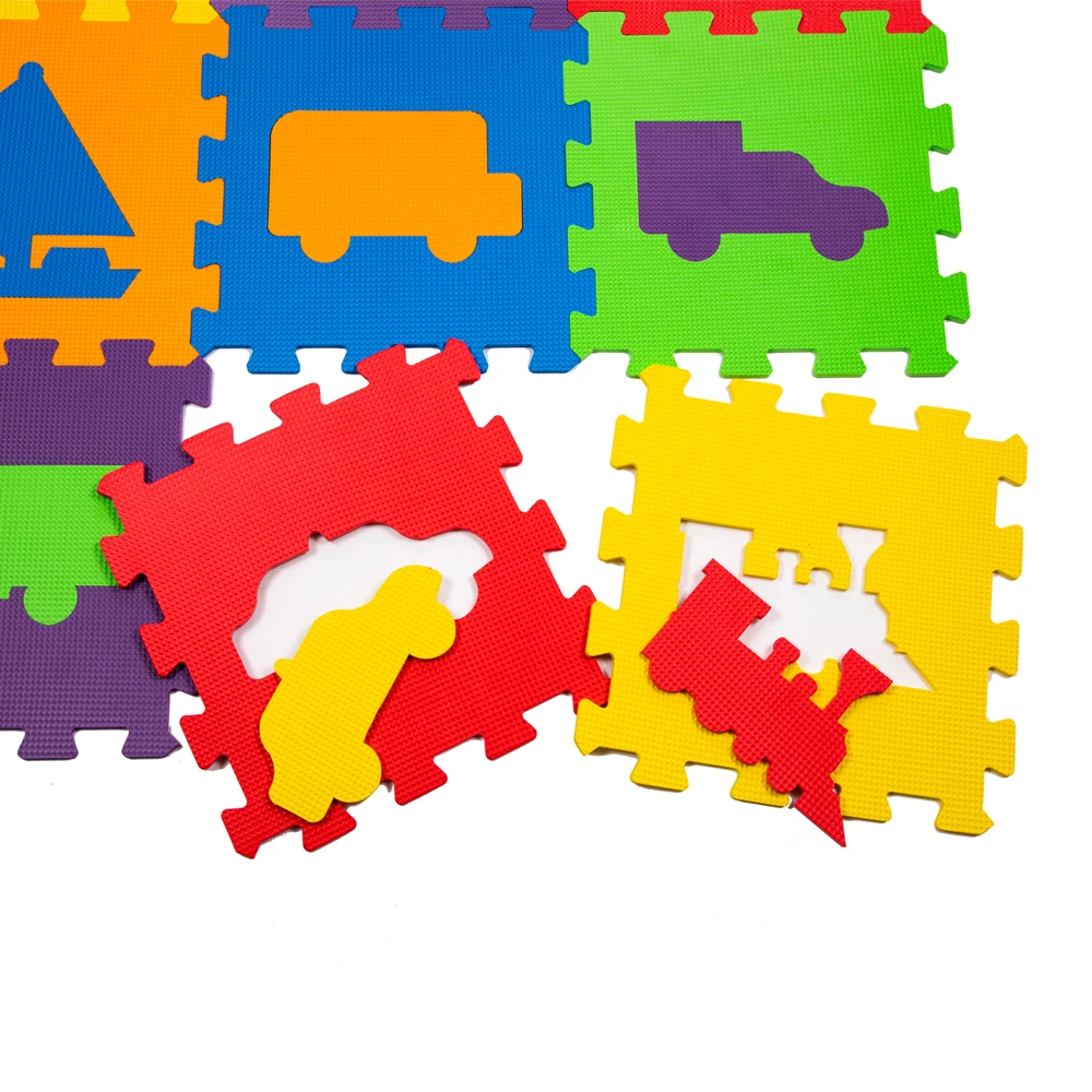 

Matrax Eva Puzzle Play Mat, Automobile Toys 33 Cm X 33 Cm X 7 Mm, 9 Pieces, bpa Free, Safe, Educational And Brain Training Toy Fo