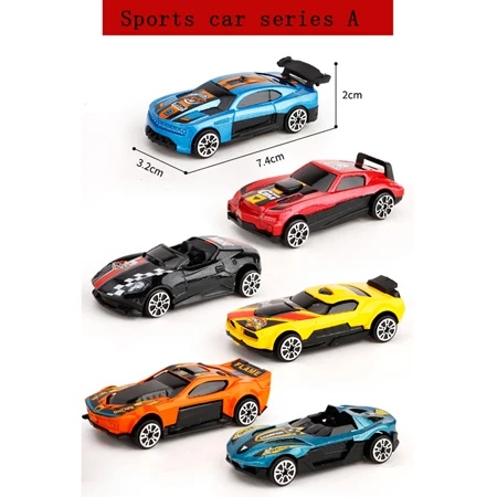 6 шт. Diecast металлические игрушечный автомобиль модель автомобиля трактор военные фермерская техника 1: 64 Бэтмен Железный человек Тони мини Aolly Строительный набор игрушек - Цвет: style-3