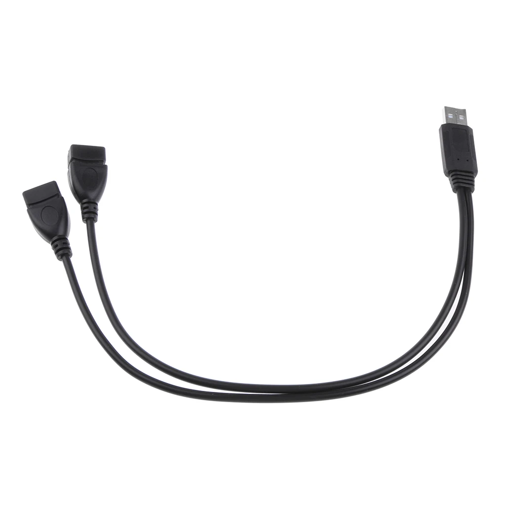 USB сплиттер кабель папа мама 2 порта концентратор шнур (только один порт для