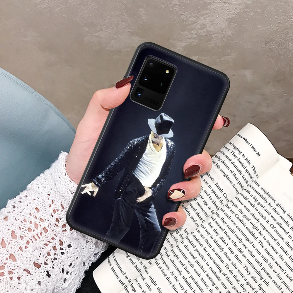 

Michael Jackson Phone Case For Samsung Galaxy Note S 8 9 10 20 Plus E Lite Uitra black Funda Luxury Prime Painting Hoesjes