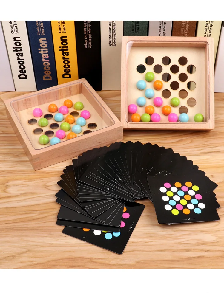 Детская деревянная игрушка палец игра Фокусировка на тренировочных игрушках родитель-ребенок Вечерние игры дети раннего обучения классические образовательные игрушки подарки
