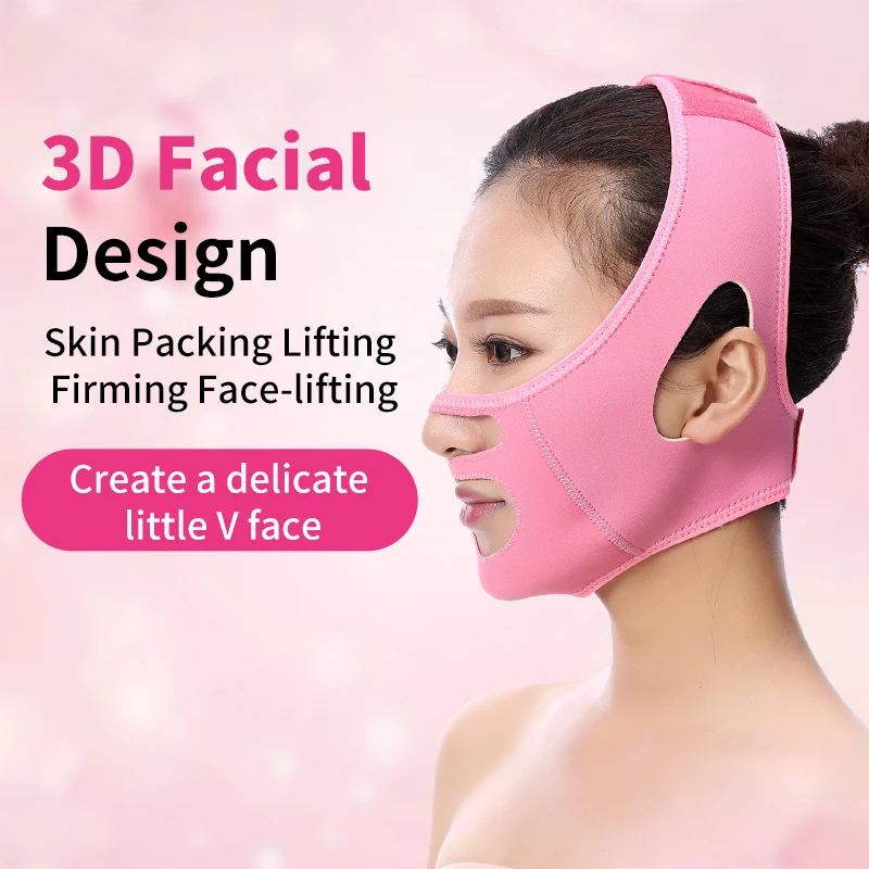 

Facial Slimming Bandage Face Lift Up Belt Reduce Double Chin Slim Cheek Band V-Line Shaping