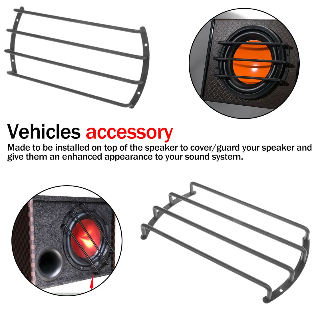 Чехол для автомобильного динамика универсальный защитный чехол сабвуфера 8 10 12