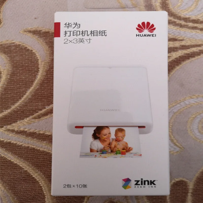 huawei Zink Карманный фото принтер бумага AR Honor Мини карманный принтер 300 точек/дюйм портативный Bluetooth 4,1 Поддержка DIY Share 500