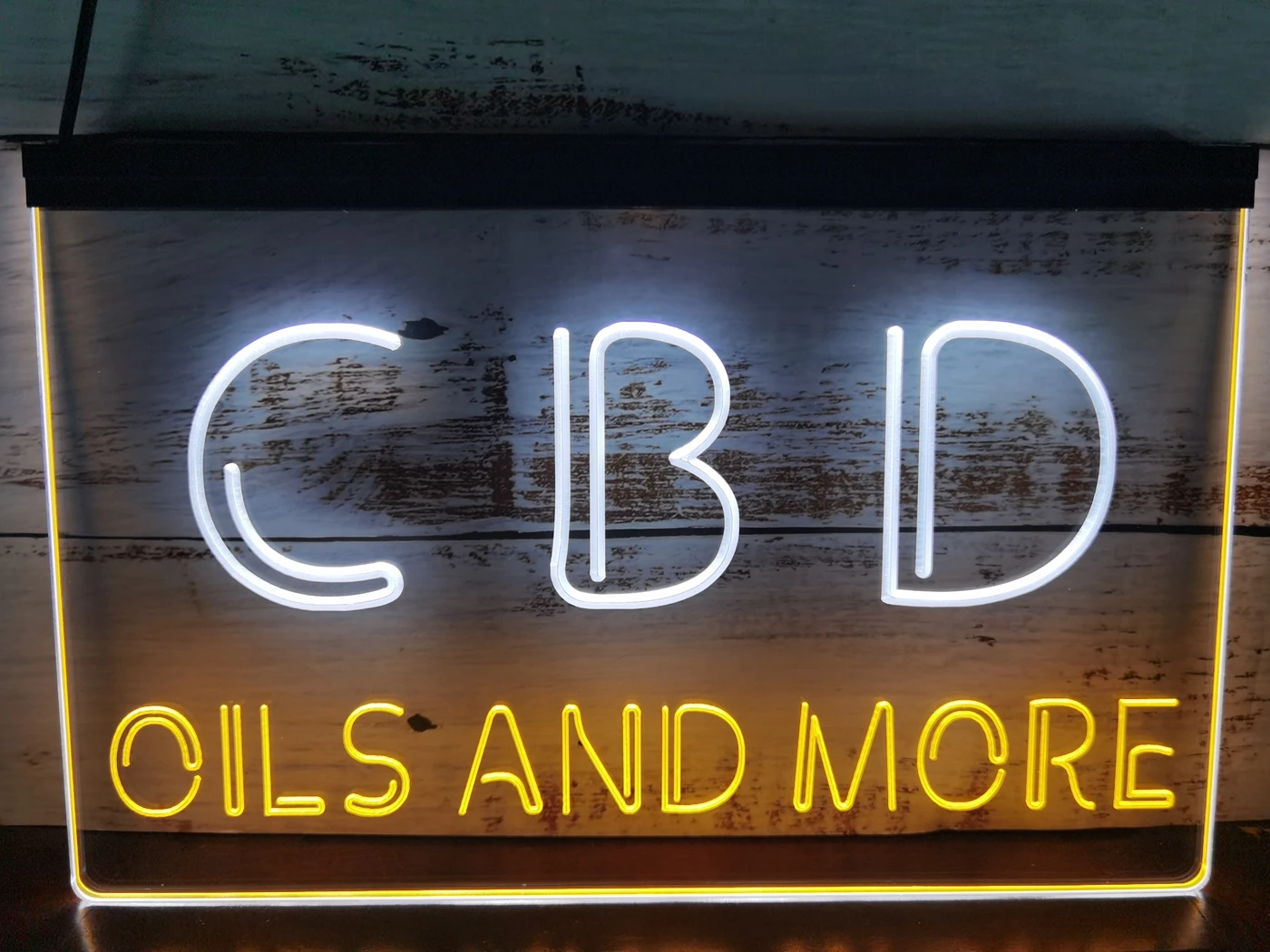 

Двухцветная светодиодная неоновая вывеска SS111 CBD