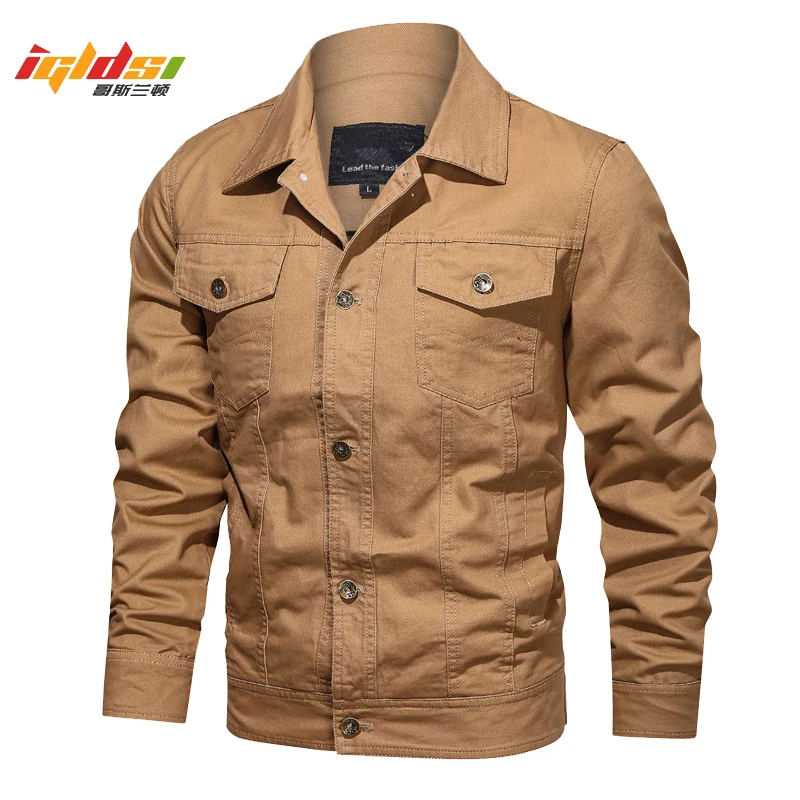 

Men Spring Autumn Cotton Military Jacket Outwear Coat Army Male Bomber Pilot Jackets Air Force Flight Cargo Jacket Plus Size 6XL
