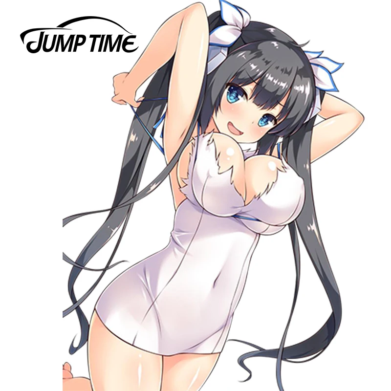 JumpTime 13 см x 10 мультяшный аниме DanMachi Hestia Автомобильная наклейка Переводные