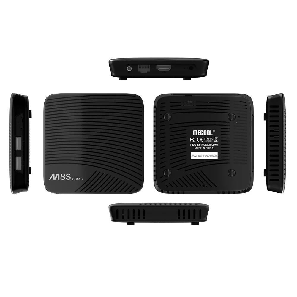 ТВ приставка MECOOL M8S PRO L A Smart на базе Android 7 1 Восьмиядерный процессор Amlogic S912 64 бит 3