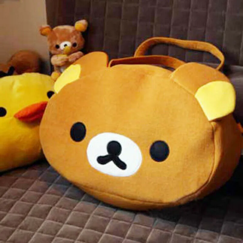 Новое поступление 2020 милая коричневая сумка с медвежонком модная плюшевая в