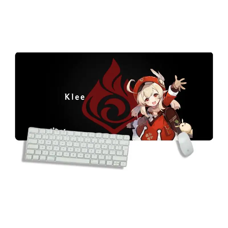 

Genshin Impact anime Gaming large Rubber Mousepad Desk Table Protect Game Office Work Mouse Mat pad Non-slip Laptop Cushion