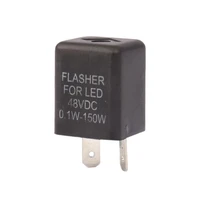 flasher for led 48v 2 pin frequency relay turn signal indicator motorcycle vehicle motorbike fix flasher moto car accessories