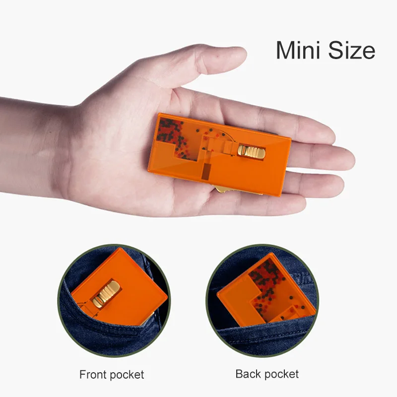 Новый DIY дыма пуш ап мяч коробка для сигарет взрыв шарик держатель табака мяты