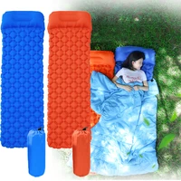 camping inflatable mattresses outdoor sleeping pad ultralight waterproof air mat multifunctional water bag travel sleeping mat