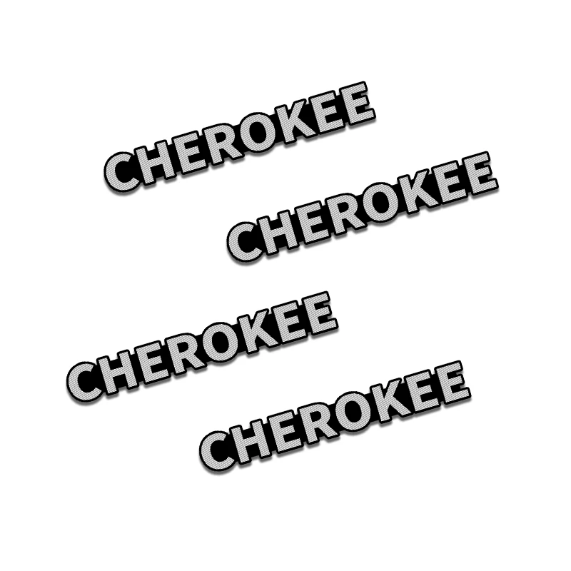 Автомобильный Стайлинг алюминиевая эмблема значок для jeep cherokee автомобильный