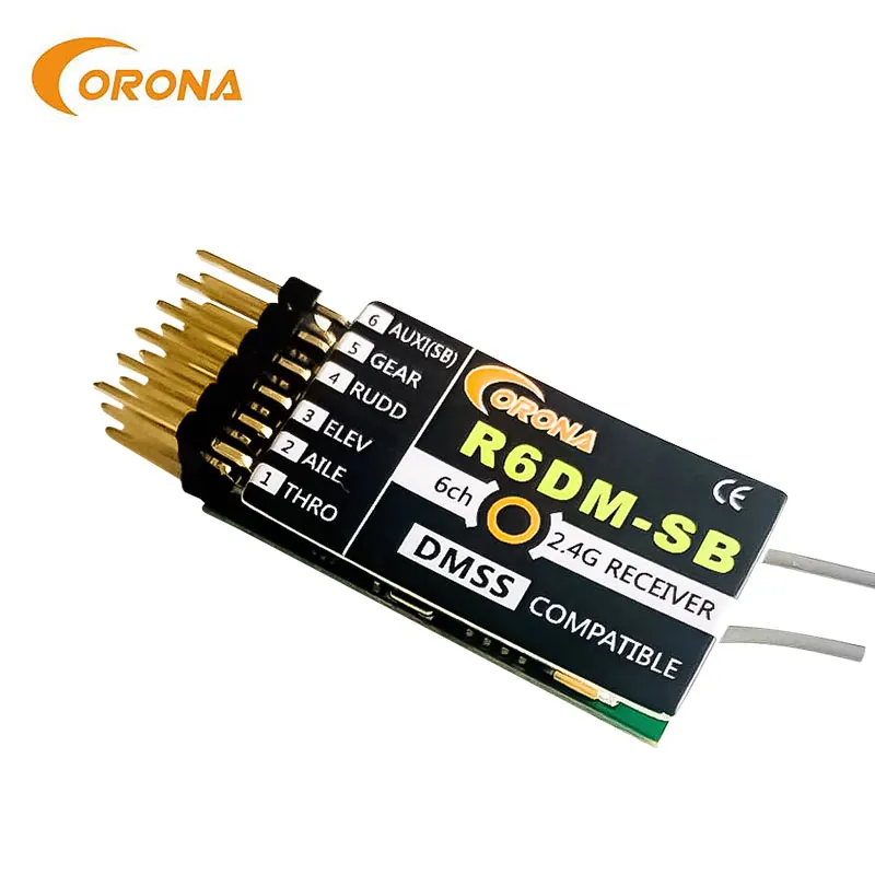 Радиоуправляемый приемник Corona R6DM 6-канальный JR DMSS 2 4 ГГц | Игрушки и хобби