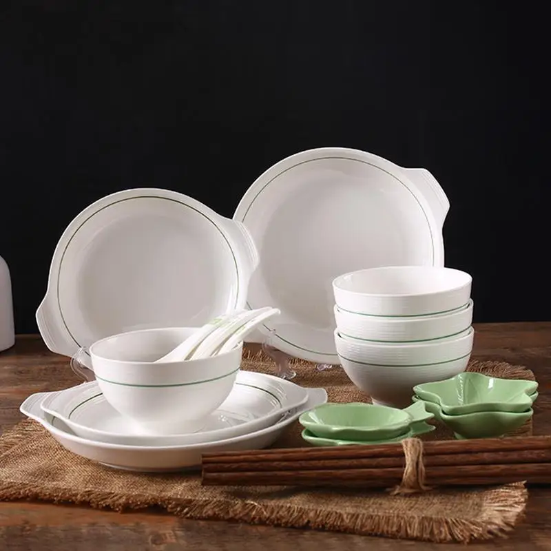 Adeeing 20 шт./компл. тарелка блюдо палочки для еды столовая посуда простой набор