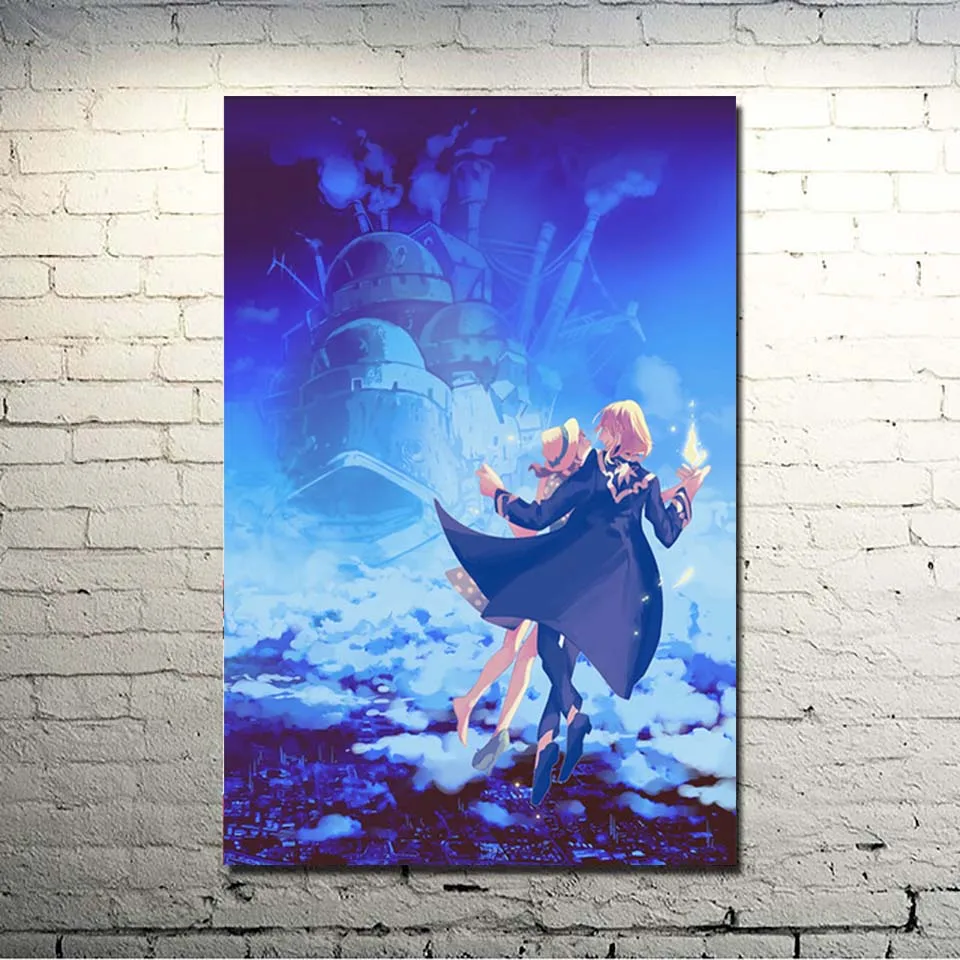 Картина в скандинавском стиле домашний декор холст Howl No Ugoku Shiro движущийся замок
