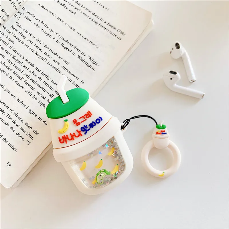 AS PIC SHOW 3D Bluetooth беспроводной чехол для наушников для AirPods чехол силиконовый тост Защитная крышка аксессуары для Apple Air pods коробка - Цвет: AS PIC SHOW