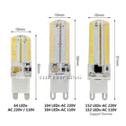 G9 Светодиодный лампа 9 Вт 12 Вт 15 Вт 21 Вт лампы кукурузы AC 220V SMD 3014 48 64 104 152 светодиодный s лампада G4 светодиодный светильник 360 градусов возможность замены галлогеновой лампой