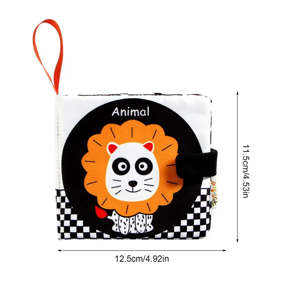 

Baby Toys Cloth Book Early Education Tearing Rotten Book Black White Vision Inspires Cloth Book Intelligence Development Toys