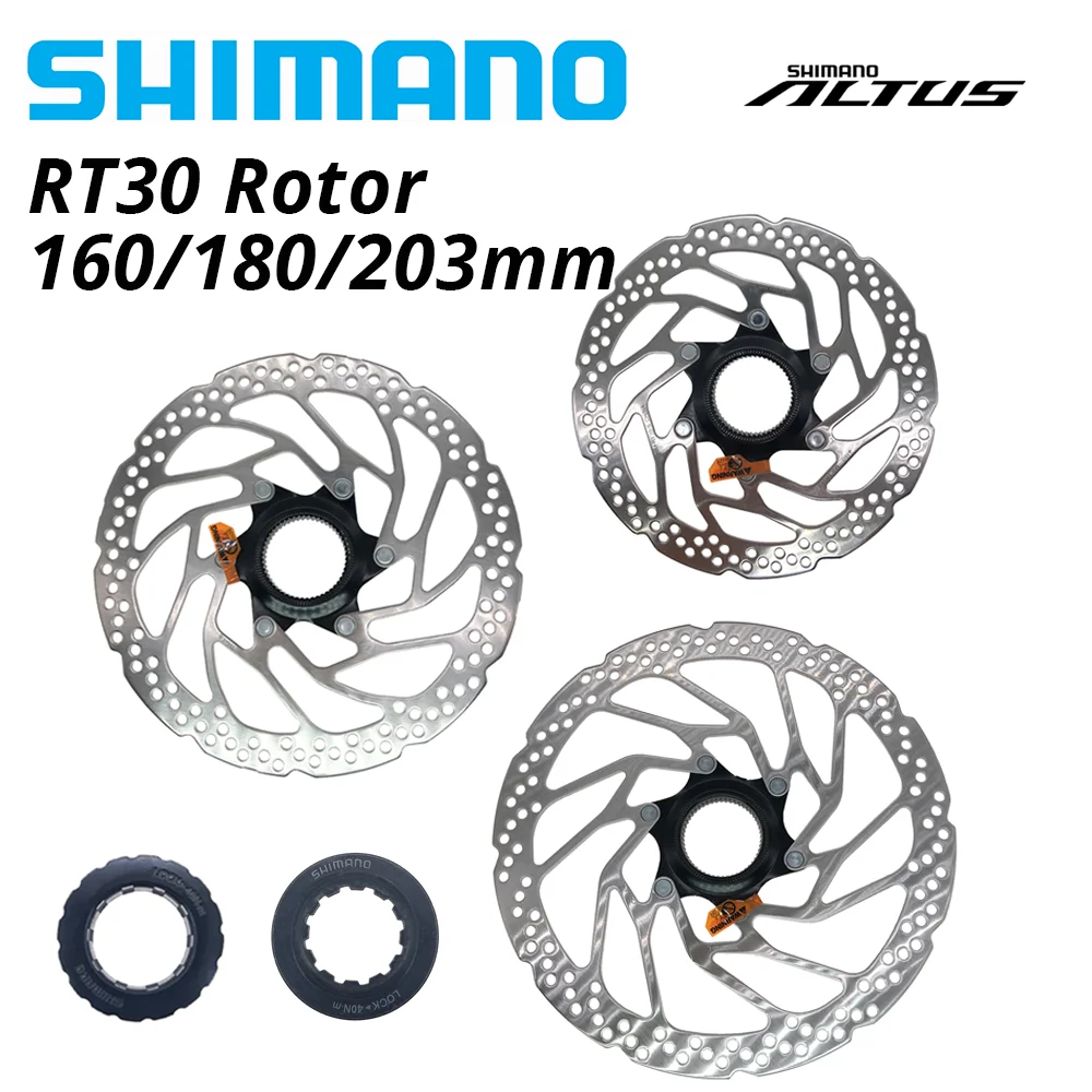 Тормозной ротор Shimano Altus SM RT30 центральный замок технология ротора дискового