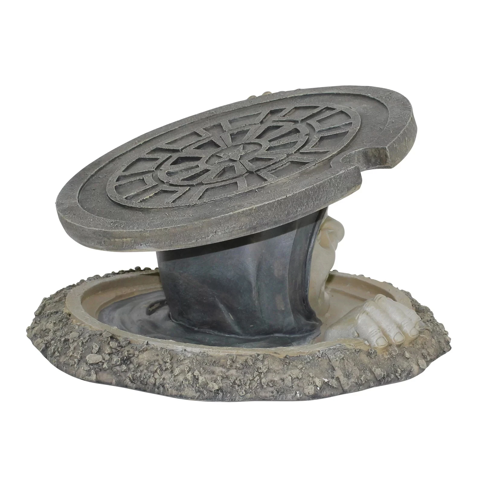 

The Dweller Below Garden Statue Resin Sculpture Ornament Outdoor Decoration Two-tone Stone Finish J99Store