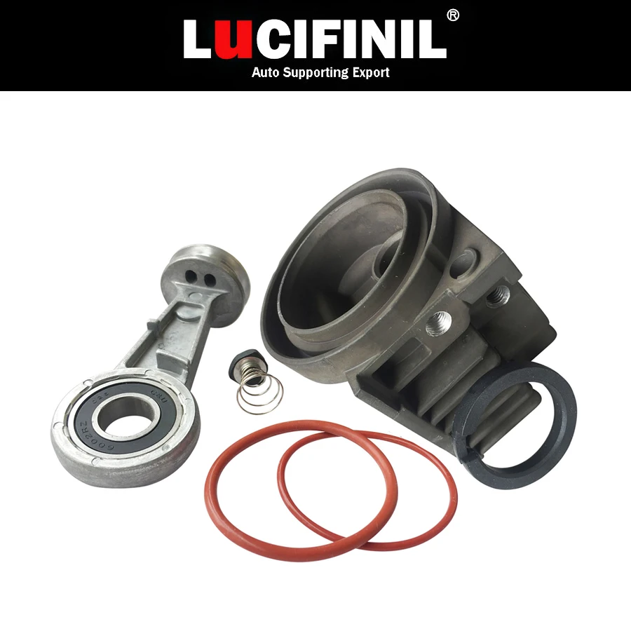 

LuCIFINIL Air Suspension Compressor Cylinder Head Piston Ring Rubber Valve collet For VWTouareg Cayenne 7L0698007D