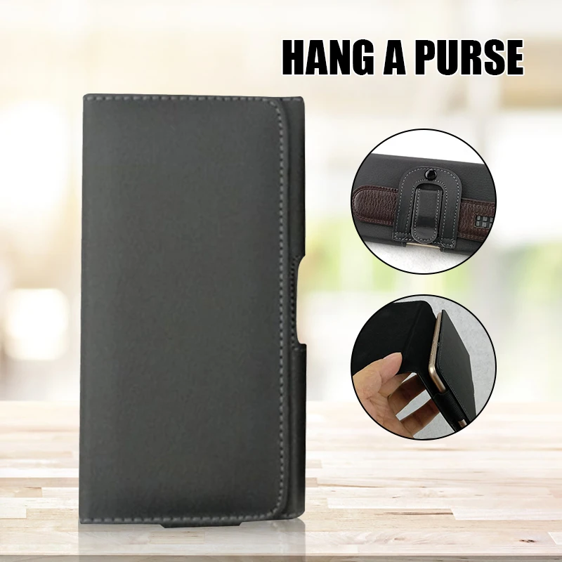 

New Pouch Wallet Case 4/4.5/5/5.5/6 Inch Waist Bag Magnetic Horizontal Phone Cover For iPhone X 8 7 Phone Belt Holster Clip