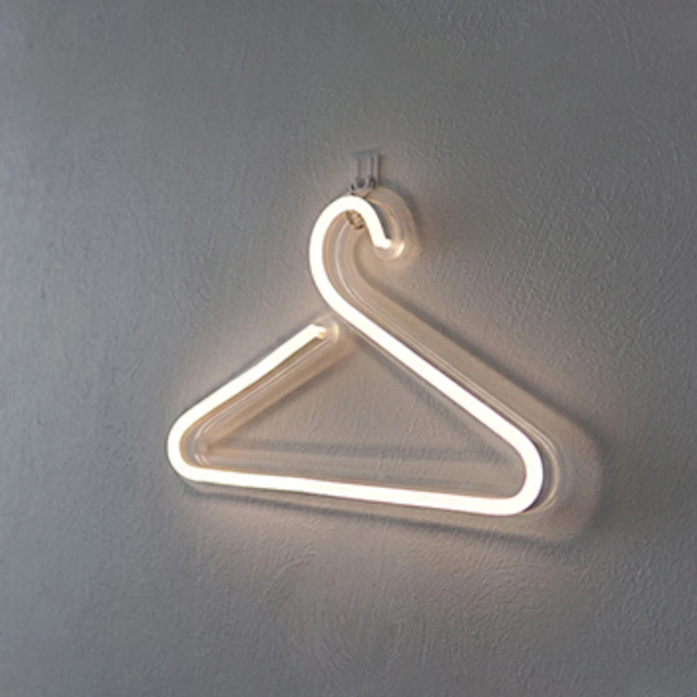 Светодиодный домашний реквизит для фотосъемки знак слова художественные